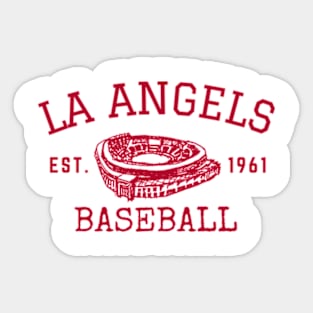 angels baseball Sticker